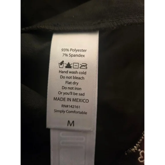 Women's Lularoe Elegant Black Gold Floral Pencil Skirt M - Picture 9 of 11